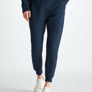 Derek Rose Women's Sweatpants Quinn Cotton Modal Stretch Navy