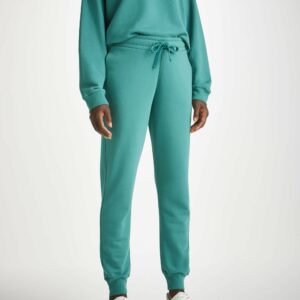 Derek Rose Women's Sweatpants Quinn Cotton Modal Stretch Teal