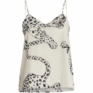 Desmond & Dempsey Jaguar Print Camisole