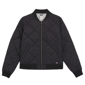 Dickies Womens/Ladies Quilted Bomber Jacket (L) (Black)