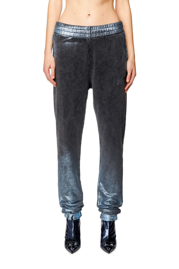 Diesel - Faded metallic sweatpants - Pants - Woman - Multicolor