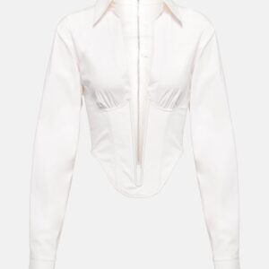 Dion Lee Corset cotton-blend top