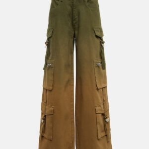 Dion Lee High-rise cotton cargo pants