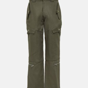 Dion Lee Mid-rise cotton twill cargo pants