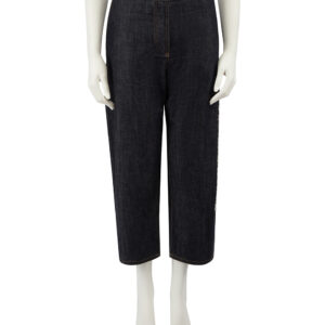 Dior Navy Denim Embellished Culottes