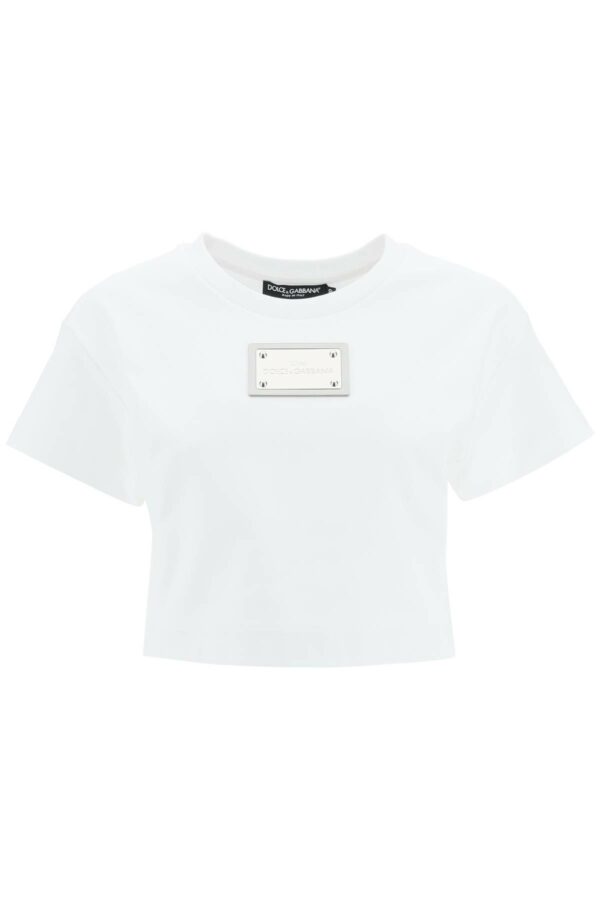 Dolce & Gabbana Kim Dolce & gabbana - Cotton Crop Top