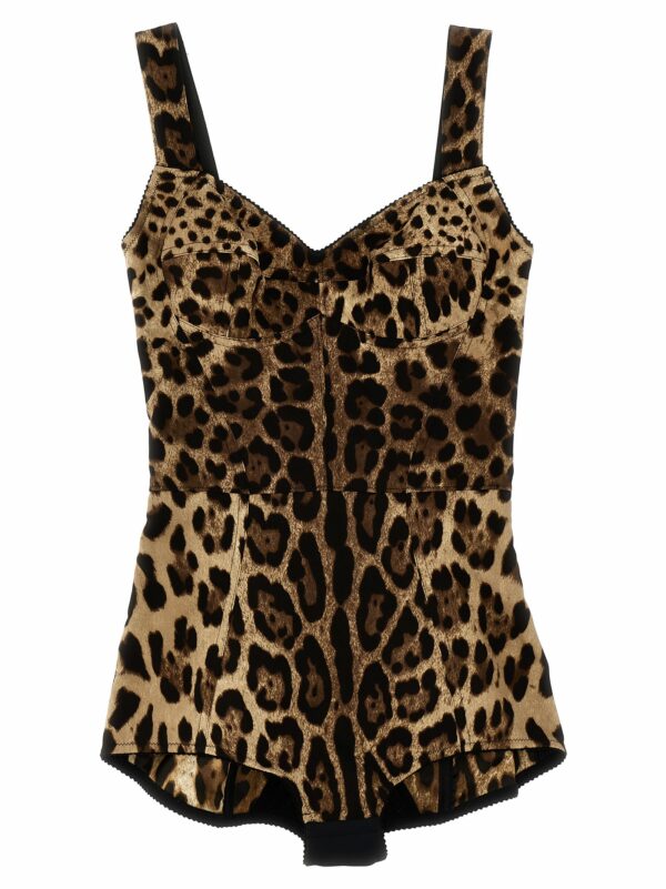 Dolce & Gabbana leopardo Bodysuit