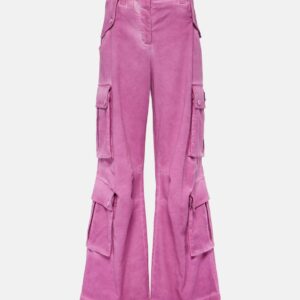 Dolce&Gabbana Mid-rise cotton flared cargo pants