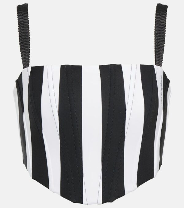 Dolce&Gabbana Portofino striped corset top