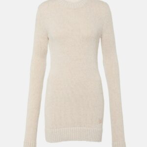 Dolce&Gabbana Ribbed-knit wool-blend sweater dress