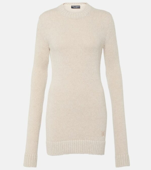 Dolce&Gabbana Ribbed-knit wool-blend sweater dress