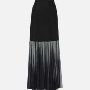 Dolce&Gabbana Tulle-trimmed maxi skirt