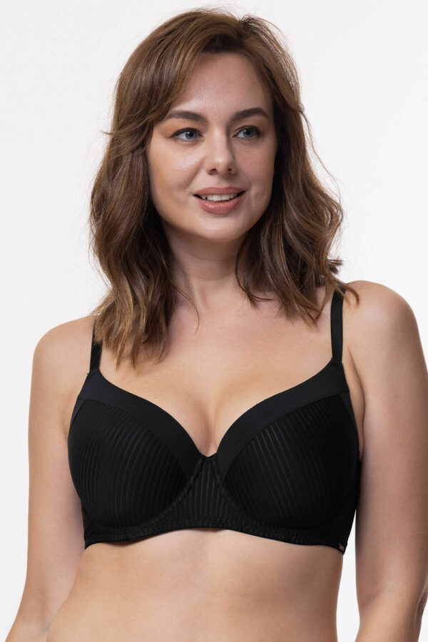 Dorina Black Dori - Lightly Padded T-shirt Wired Bra, Size: 42C