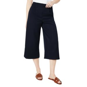 Dorothy Perkins Womens/Ladies Button Front Culottes (16 UK R) (Navy)