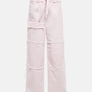 Dries Van Noten High-rise denim cargo pants