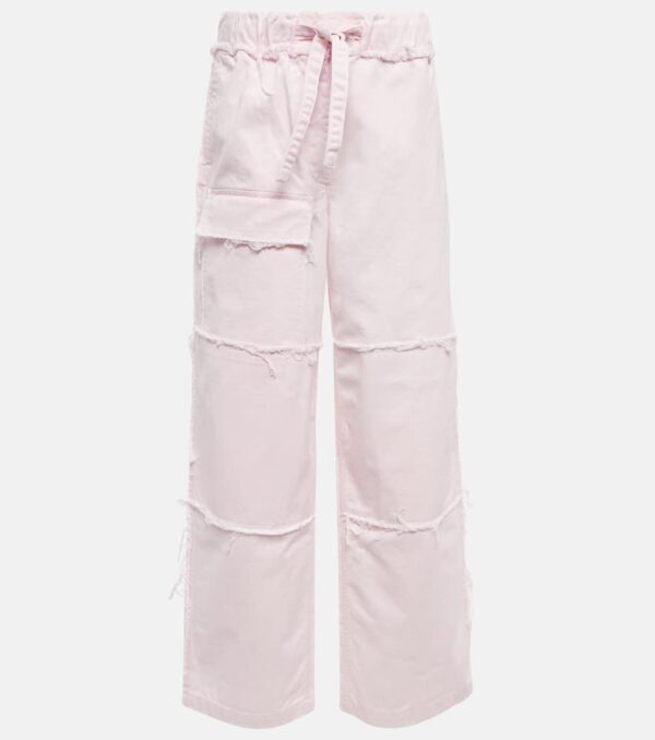 Dries Van Noten High-rise denim cargo pants