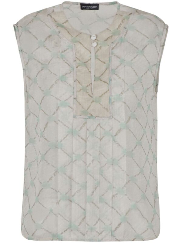 EMPORIO ARMANI- Printed Top