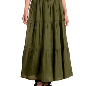 Elan Tiered Maxi Skirt