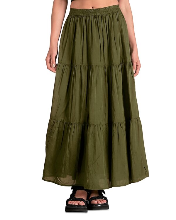 Elan Tiered Maxi Skirt