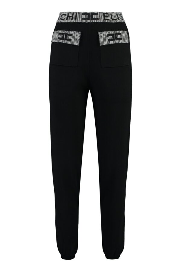 Elisabetta Franchi Knitted Joggers Pants