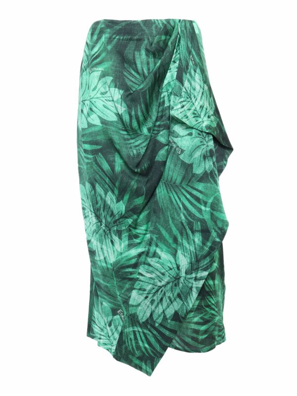 Ermanno Ermanno Scervino Foresta Green Sarong Skirt