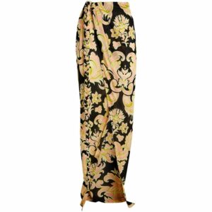 Etro Floral Wrap Maxi Skirt