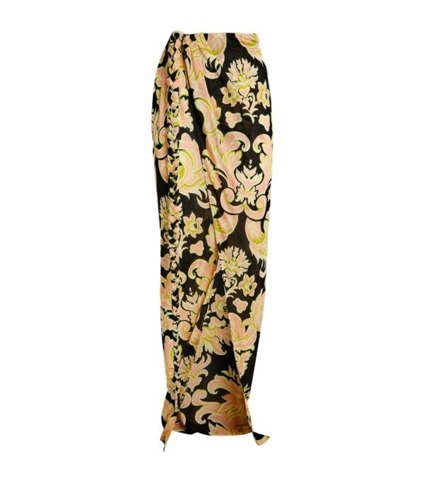 Etro Floral Wrap Maxi Skirt