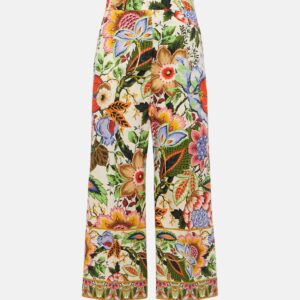 Etro Floral cotton culottes