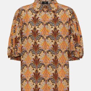 Etro Printed silk top