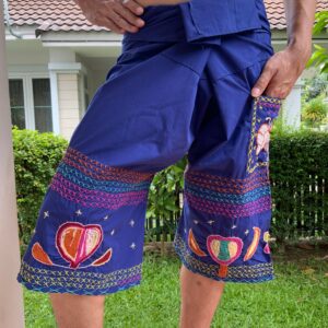 F30102 Handmade Embroidery Designs Thai Fisherman/Yoga Pants , Workout Pants