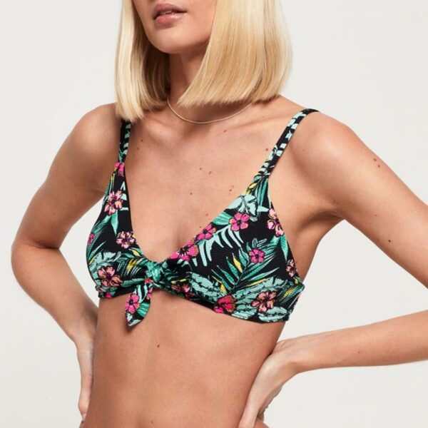 FELICITY TIE CROP BIKINI TOP