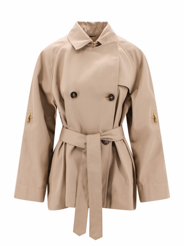 Fay Short Double-breasted Trench Coat