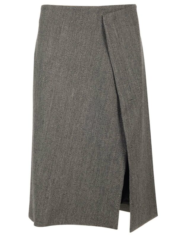 Ferragamo Wrap Midi Skirt