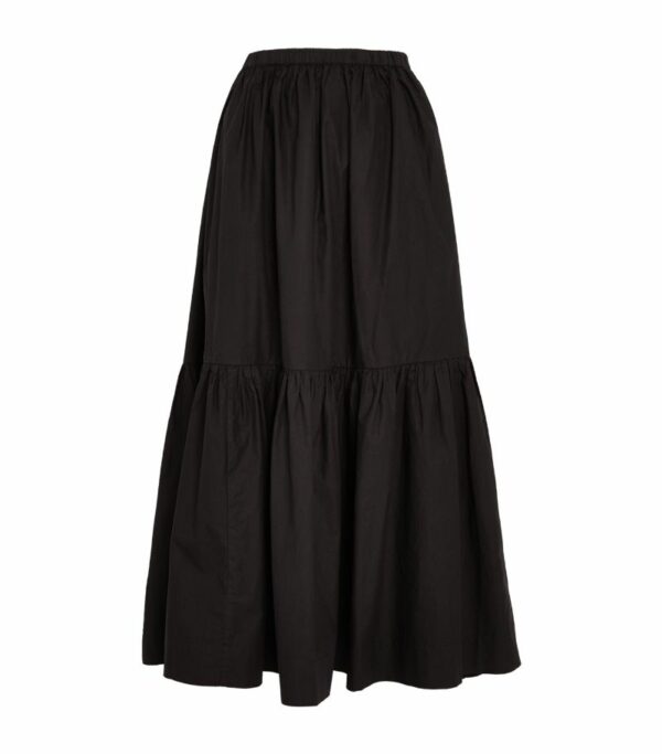 Ganni Tiered Midi Skirt