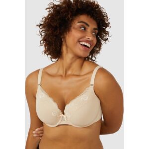 Gorgeous Womens/Ladies Back Smoothing T-Shirt Bra (30G) (Nude)