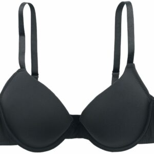 Grey Velvet T-Shirt Bra Bra black