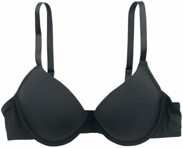 Grey Velvet T-Shirt Bra Bra black