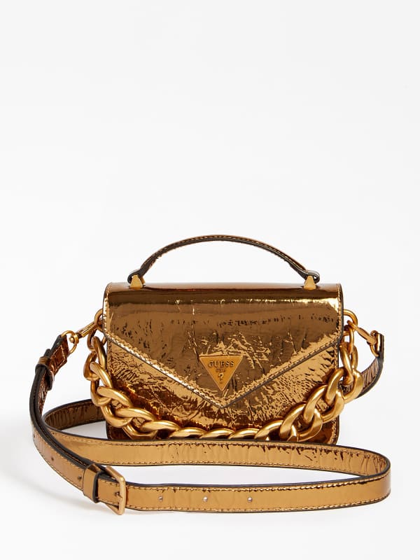 Guess Foiled Retour Micro Crossbody Bag