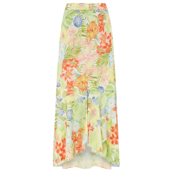 HAYLEY MENZIES Tiered Cotton Midi Skirt - Abundant Blooms