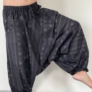 Hb0014 Harem Pants Unisex Low Crotch Yoga Trousers, Crotch Yoga Pants