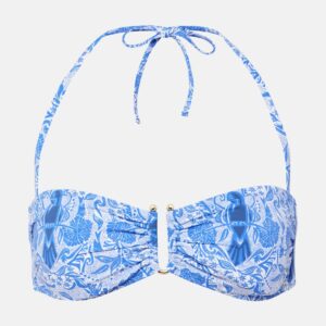 Heidi Klein Lake Como printed bikini top