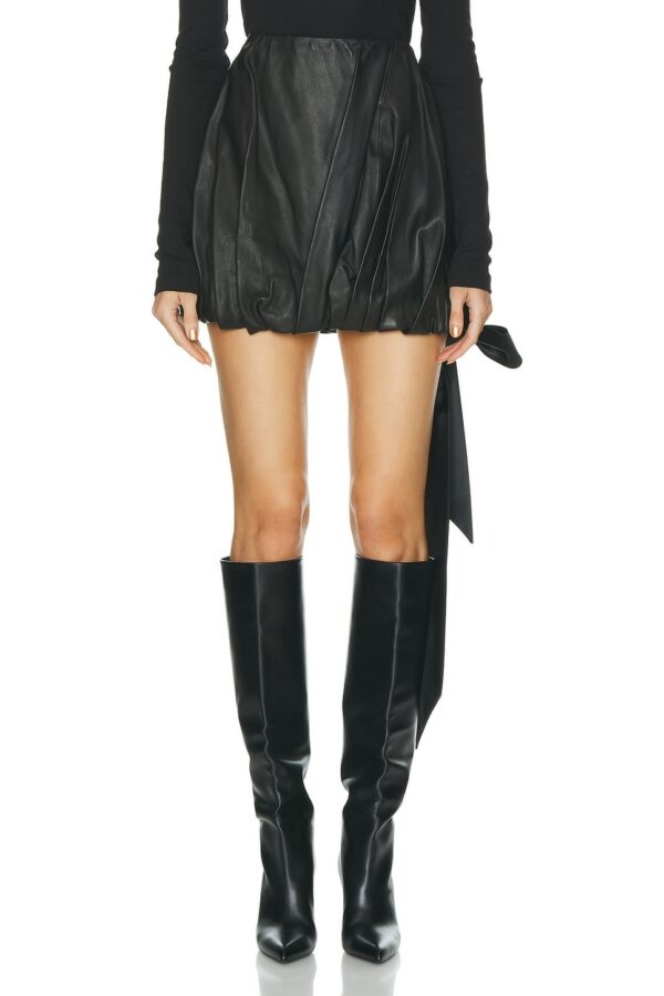 Helmut Lang Bubble Skirt in Black - Black. Size 2 (also in 0, 4).