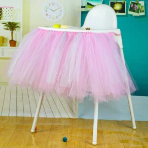 High Chair Tutu Tulle Skirt - 27 Colours