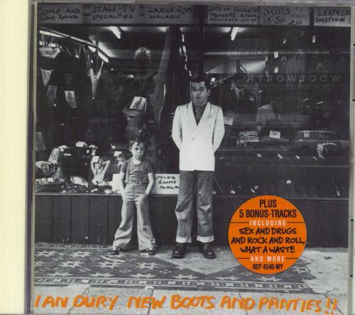 Ian Dury New Boots And Panties!! 1996 German CD album REP4546-WY