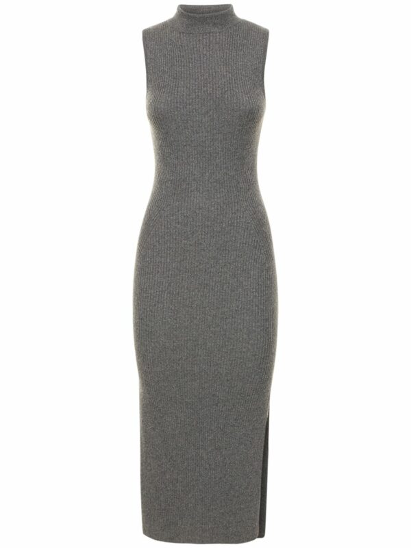 Ida Sleeveless Cashmere Sweater Dress