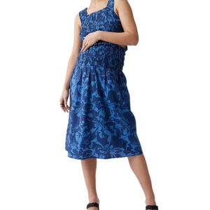 Ingrid & Isabel Maternity Poplin Floral Top & Skirt Set