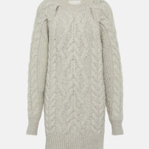 Isabel Marant Nazae cable-knit mini sweater dress