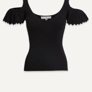 JW Anderson Women's Cold Shoulder Ruffle Top