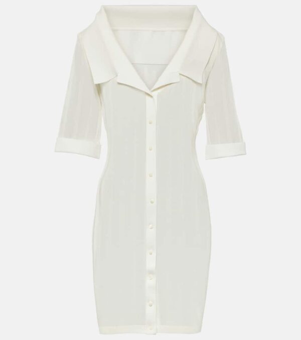 Jacquemus La mini robe Manta jersey shirt dress