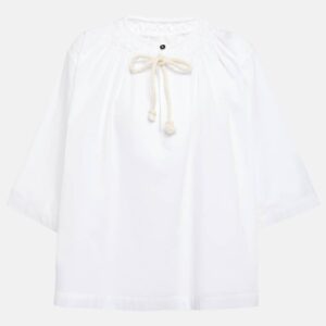 Jil Sander Pleated cotton top